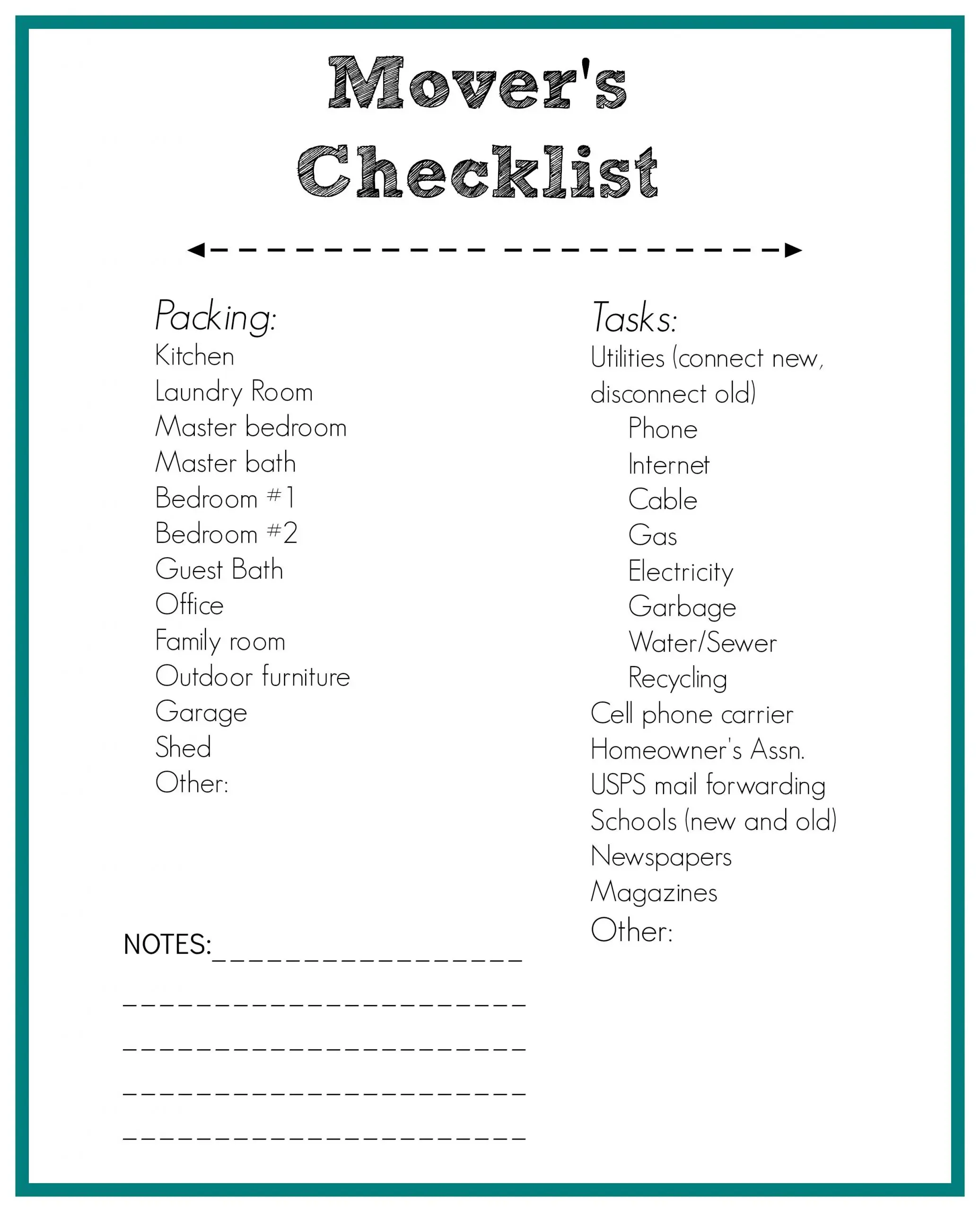 FARM: Your moving checklist